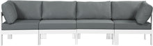 Load image into Gallery viewer, Nizuc Grey Waterproof Fabric Outdoor Patio Modular Sofa
