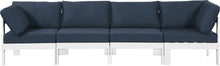 Load image into Gallery viewer, Nizuc Navy Waterproof Fabric Outdoor Patio Modular Sofa
