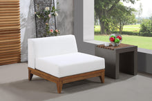 Load image into Gallery viewer, Rio Off White Waterproof Fabric Outdoor Patio Modular Armless Chair
