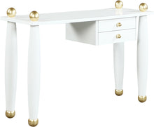 Load image into Gallery viewer, Etro White / Gold Desk/Console image
