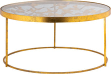Load image into Gallery viewer, Butterfly Gold Coffee Table
