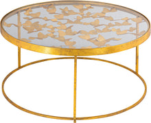 Load image into Gallery viewer, Butterfly Gold Coffee Table
