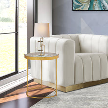 Load image into Gallery viewer, Butterfly Gold End Table
