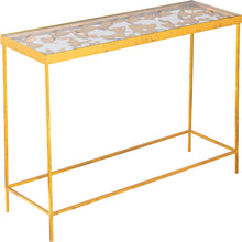 Load image into Gallery viewer, Butterfly Gold Console Table image
