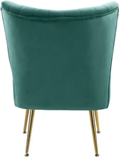 Load image into Gallery viewer, Tess Mint Velvet Accent Chair

