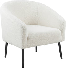 Load image into Gallery viewer, Barlow White Faux Sheepskin Fur Accent Chair
