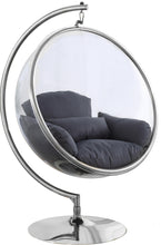 Load image into Gallery viewer, Luna Grey Durable Fabric Acrylic Swing Chair image
