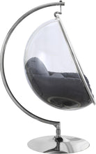 Load image into Gallery viewer, Luna Grey Durable Fabric Acrylic Swing Chair
