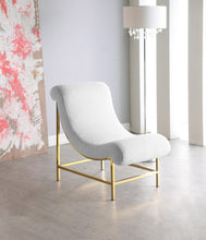Load image into Gallery viewer, Nube White Faux Sheepskin Fur Accent Chair
