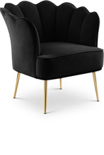Load image into Gallery viewer, Jester Black Velvet Accent Chair image
