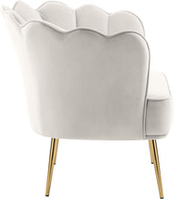 Load image into Gallery viewer, Jester Cream Velvet Accent Chair
