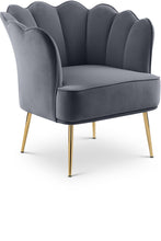 Load image into Gallery viewer, Jester Grey Velvet Accent Chair image
