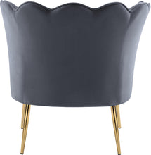 Load image into Gallery viewer, Jester Grey Velvet Accent Chair
