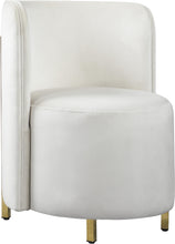 Load image into Gallery viewer, Rotunda Cream Velvet Accent Chair image
