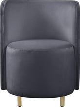 Load image into Gallery viewer, Rotunda Grey Velvet Accent Chair
