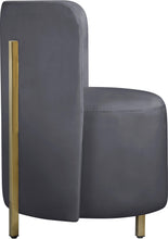 Load image into Gallery viewer, Rotunda Grey Velvet Accent Chair
