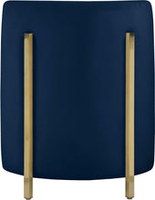 Load image into Gallery viewer, Rotunda Navy Velvet Accent Chair
