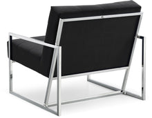 Load image into Gallery viewer, Alexis Black Velvet Accent Chair

