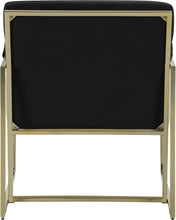 Load image into Gallery viewer, Wayne Black Velvet Accent Chair
