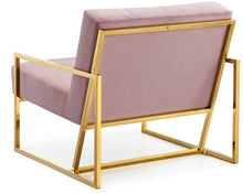 Load image into Gallery viewer, Pierre Pink Velvet Accent Chair
