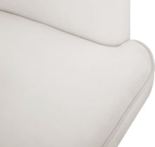 Load image into Gallery viewer, Rays Cream Velvet Accent Chair
