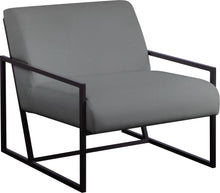 Load image into Gallery viewer, Industry Grey Faux Leather Accent Chair image
