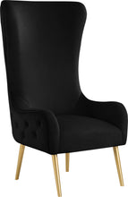 Load image into Gallery viewer, Alexander Black Velvet Accent Chair image
