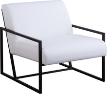 Load image into Gallery viewer, Industry White Faux Leather Accent Chair image
