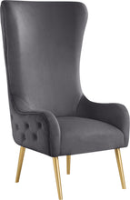 Load image into Gallery viewer, Alexander Grey Velvet Accent Chair image
