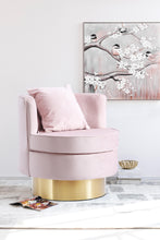 Load image into Gallery viewer, Kendra Pink Velvet Accent Chair
