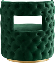 Load image into Gallery viewer, Theo Green Velvet Accent Chair
