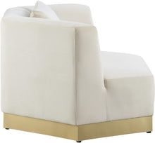 Load image into Gallery viewer, Marquis Cream Velvet Chair
