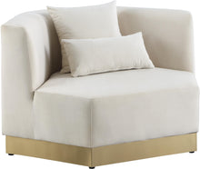Load image into Gallery viewer, Marquis Cream Velvet Chair

