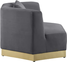 Load image into Gallery viewer, Marquis Grey Velvet Chair
