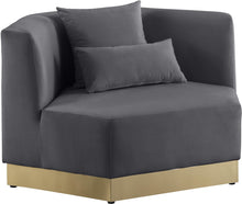 Load image into Gallery viewer, Marquis Grey Velvet Chair image

