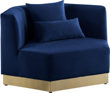 Load image into Gallery viewer, Marquis Navy Velvet Chair image
