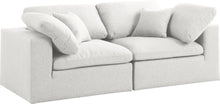 Load image into Gallery viewer, Serene Cream Linen Fabric Deluxe Cloud Modular Sofa
