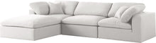 Load image into Gallery viewer, Serene Cream Linen Fabric Deluxe Cloud Modular Sectional image

