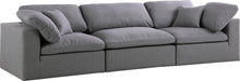 Load image into Gallery viewer, Serene Grey Linen Fabric Deluxe Cloud Modular Sofa image

