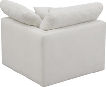 Load image into Gallery viewer, Plush Cream Velvet Standard Cloud Modular Corner Chair
