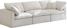 Load image into Gallery viewer, Plush Cream Velvet Standard Cloud Modular Sofa
