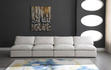 Load image into Gallery viewer, Plush Cream Velvet Standard Cloud Modular Sofa
