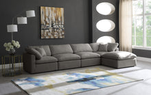 Load image into Gallery viewer, Plush Grey Velvet Standard Cloud Modular Sectional
