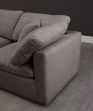 Load image into Gallery viewer, Plush Grey Velvet Standard Cloud Modular Sofa
