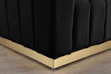 Load image into Gallery viewer, Marlon Black Velvet Chair
