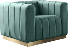 Load image into Gallery viewer, Marlon Mint Velvet Chair image
