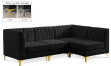 Load image into Gallery viewer, Alina Black Velvet Modular Sectional image
