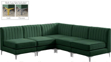 Load image into Gallery viewer, Alina Green Velvet Modular Sectional
