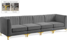 Load image into Gallery viewer, Alina Grey Velvet Modular Sofa image
