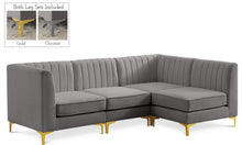 Load image into Gallery viewer, Alina Grey Velvet Modular Sectional image
